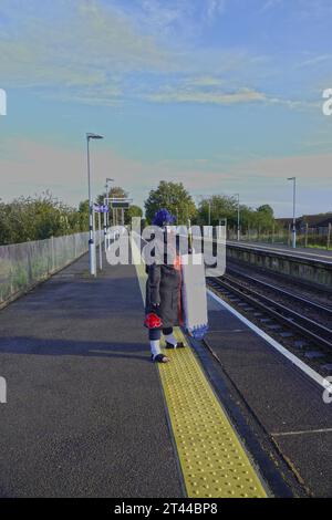 Chessington, Großbritannien. Oktober 2023. Chessington, Surrey, 28. Oktober 2023 Teilnehmer reist zum berühmten ComicCon Festival im LondonÕs Excel Center. Quelle: Motofoto/Alamy Live News Stockfoto