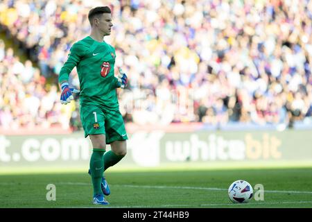 Barcelona, Spanien. Oktober 2023. BARCELONA, SPANIEN - 28. OKTOBER: Marc Andre ter Stegen vom FC Barcelona Spiel zwischen dem FC Barcelona und Real Madrid bei den Estadi Olimpic Lluis Companys am 28. Oktober 2023 in Barcelona Credit: DAX Images/Alamy Live News Stockfoto