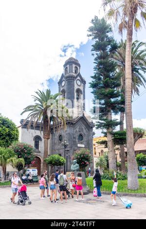 Iglesia de Nuestra Señora de la Peña de Francia (katholische Kirche), Place de la Iglesia, Altstadt, Puerto de la Cruz, Teneriffa, Kanarische Inseln, Spanien Stockfoto