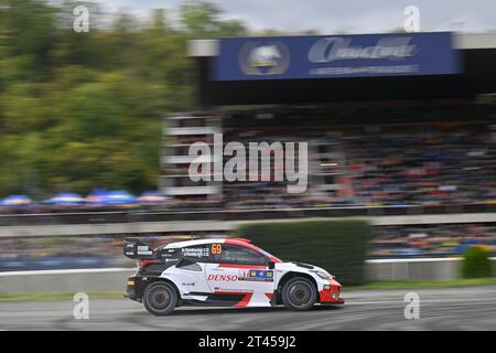 Prag, Deutschland. 26. Oktober 2023, während der FIA World Rally Championship WRC Central European Rally, treffen sie auf den SSS Circuit von Klatovy, Prag, Tschechische Republik 26. Oktober 2023 Credit: Independent Photo Agency/Alamy Live News Stockfoto