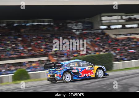 Prag, Deutschland. Oktober 2023. Während der FIA World Rally Championship WRC Central European Rally treffen sie auf den SSS Circuit von Klatovy, Prag, Tschechische Republik 26. Oktober 2023 Credit: Independent Photo Agency/Alamy Live News Stockfoto