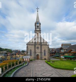 St. Peter Church - Gramado, Rio Grande do Sul, Brasilien Stockfoto