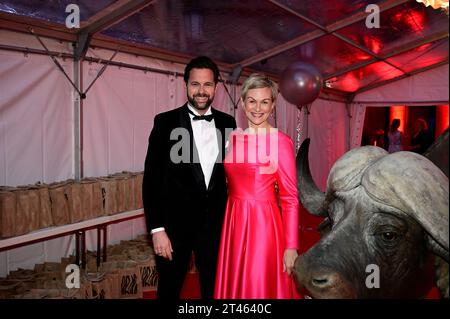 Matthias Killing und Karen Heinrichs bei der 15. Hope Gala 2023 im Schauspielhaus. Dresden, 28.10.2023 Stockfoto
