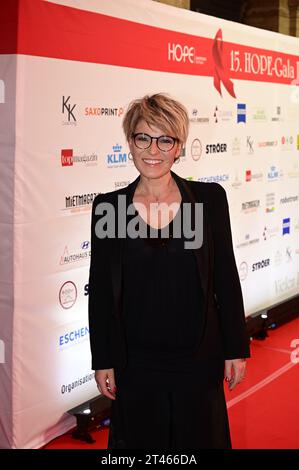 Andrea Ballschuh bei der 15. Hope Gala 2023 im Schauspielhaus. Dresden, 28.10.2023 Stockfoto