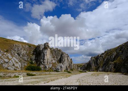 Monte Bolza, Campo imperatore, Abruzzen Stockfoto