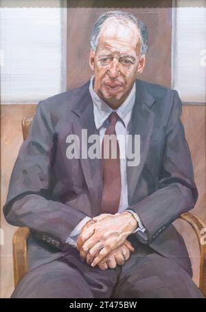 Jacob Rothschild, 4. Baron Rothschild (Mann im Stuhl), Lucian Freud Stockfoto