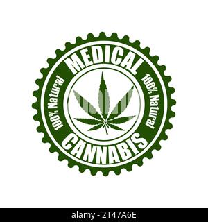 Kreative Marihuana Gesundheit medizinische Cannabis Vektor Designs Stock Vektor