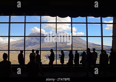 Mt. St. Helen’s Johnston Ridge Observatory Stockfoto