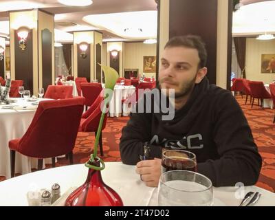 Bukarest City ist die Hauptstadt Rumäniens für ganzjährige Ferien mit ausgezeichnetem Klima, Bukarest City, Rumänien, 01-01-2019 Stockfoto