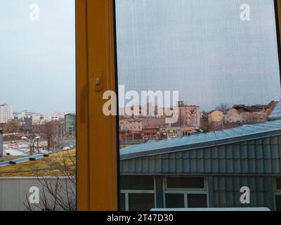 Bukarest City ist die Hauptstadt Rumäniens für ganzjährige Ferien mit ausgezeichnetem Klima, Bukarest City, Rumänien, 01-01-2019 Stockfoto