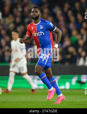 London, Großbritannien. Oktober 2023 - Crystal Palace gegen Tottenham Hotspur - Premier League - Selhurst Park. Crystal Palace's Odsonne Edouard Picture Credit: Mark Pain/Alamy Live News Stockfoto