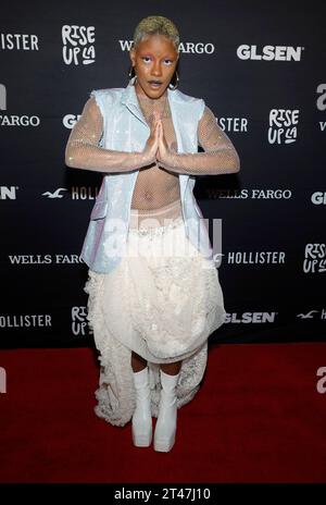 LOS ANGELES, KALIFORNIEN - 28. OKTOBER: Iniko auf der GLSEN s Rise Up LA Benefit Gala im NeueHouse Hollywood in Los Angeles, Kalifornien am 28. Oktober 2023. Copyright: XFayexSadoux Credit: Imago/Alamy Live News Stockfoto