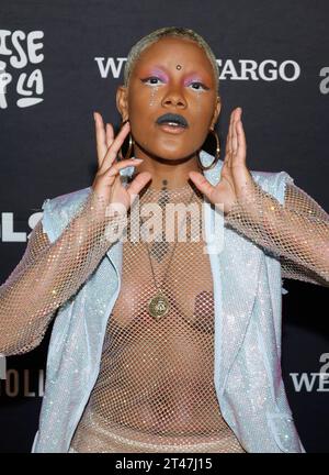 LOS ANGELES, KALIFORNIEN - 28. OKTOBER: Iniko auf der GLSEN s Rise Up LA Benefit Gala im NeueHouse Hollywood in Los Angeles, Kalifornien am 28. Oktober 2023. Copyright: XFayexSadoux Credit: Imago/Alamy Live News Stockfoto