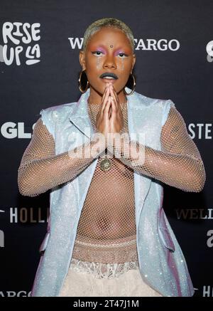 LOS ANGELES, KALIFORNIEN - 28. OKTOBER: Iniko auf der GLSEN s Rise Up LA Benefit Gala im NeueHouse Hollywood in Los Angeles, Kalifornien am 28. Oktober 2023. Copyright: XFayexSadoux Credit: Imago/Alamy Live News Stockfoto