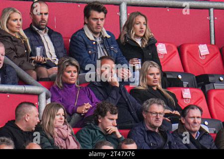 Enschede, Niederlande. Oktober 2023. ENSCHEDE, NIEDERLANDE - 29. OKTOBER: Maurice Steijn in der Tribüne während des niederländischen Eredivisie-Spiels zwischen dem FC Twente und Feyenoord in de Grolsch Veste am 29. Oktober 2023 in Enschede, Niederlande (Foto: Rene Nijhuis/Orange Pictures) Credit: Orange Pics BV/Alamy Live News Stockfoto