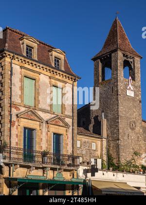 Maison des Consuls et Tour des Filhols, siège de l'Office du tourisme Stockfoto