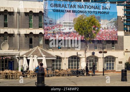 Gibraltar Nationalfeiertag am 10. September Stockfoto