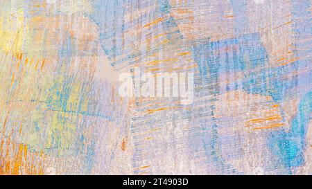 In Blau Metall verrostete Hintergrund gemalt. Metall rost Textur. Erosion Metall. Zerkratzt und dreckige Textur auf Außenbereich rostiges Metall Wand. Stockfoto