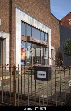 Calvary Baptist Church Cardiff South Wales UK Stockfoto