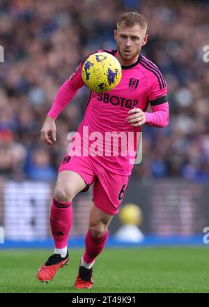 Brighton und Hove, Großbritannien. Oktober 2023. Harrison Reed of Fulham während des Premier League-Spiels im AMEX Stadium, Brighton und Hove. Der Bildnachweis sollte lauten: Paul Terry/Sportimage Credit: Sportimage Ltd/Alamy Live News Stockfoto