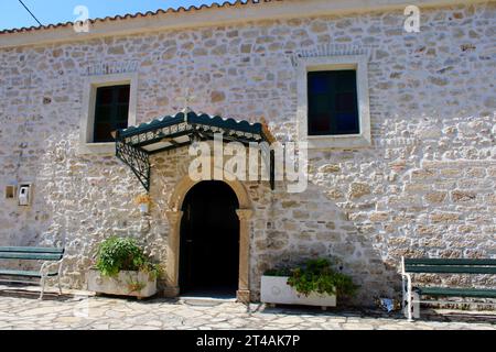 St. Georges Church, Roda, Korfu, Griechenland Stockfoto