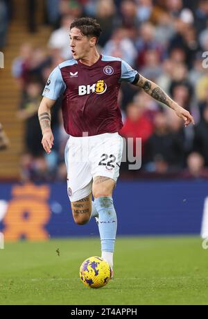 Birmingham, Großbritannien. Oktober 2023. Nicolo Zaniolo von Aston Villa während des Premier League Spiels im Villa Park, Birmingham. Der Bildnachweis sollte lauten: Cameron Smith/Sportimage Credit: Sportimage Ltd/Alamy Live News Stockfoto