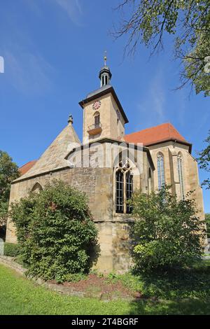 Romanische Regiswindis-Kapelle und Regiswindis-Kirche, Lauffen am Neckar, Neckartal, Baden-Württemberg, Deutschland Stockfoto