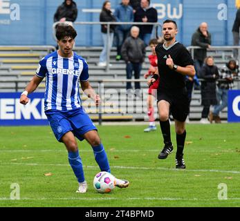 Der Karlsruher SC U17 gewinnt gegen den VfB Stuttgart Derby KSC Karlsruhe 28. Oktober 2023 Stockfoto