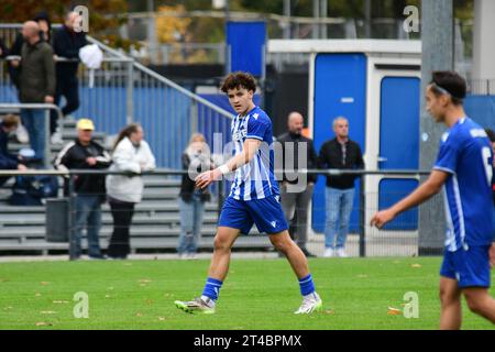 Der Karlsruher SC U17 gewinnt gegen den VfB Stuttgart Derby KSC Karlsruhe 28. Oktober 2023 Stockfoto