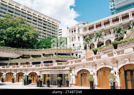 Hongkong - 17. September 2023: Tsim Sha Tsui 1881 Heritage Shopping Mall Stockfoto