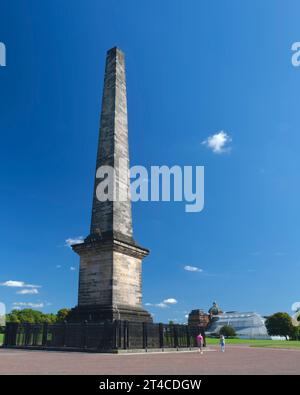 Nelson's Monument, Glasgow Green, Glasgow, Schottland, Großbritannien Stockfoto