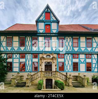 Hildesheimer Freimaurerloge Tor zum Lichttempel, ehemaliges Domprovostamt, Deutschland, Niedersachsen, Hildesheim Stockfoto