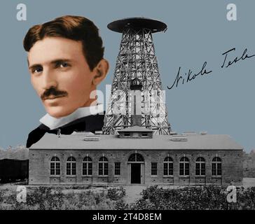 Nikola Tesla 1856 1943 Im Jahre 1935 Elektroingenieur Erfinder Und