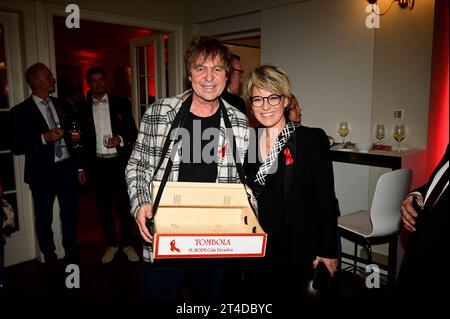 Andrea Ballschuh und Peter Freudenthaler von Foolsgarden bei der 15. Hope Gala 2023 im Schauspielhaus. Dresden, 28.10.2023 Stockfoto