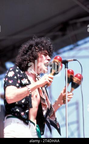 NAZARETH ;schottische Hard Rock Band ; Dan McCafferty - Gesang Darrell Sweet - Schlagzeug Pete Agnew - Bass Gitarre Manny Charlton - Gitarre, Produzent ; 1977 ; Credit: Lynn McAfee / Performing Arts Images www.performingartsimages.com Stockfoto