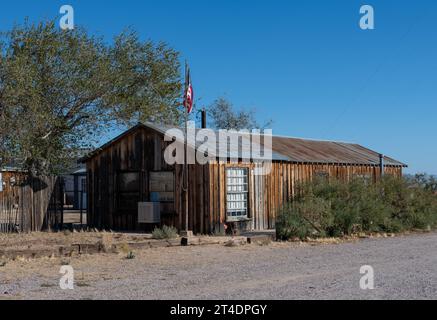 Cima, California Post Office und General Store. Stockfoto