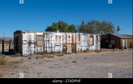 Cima, California Post Office und General Store. Stockfoto