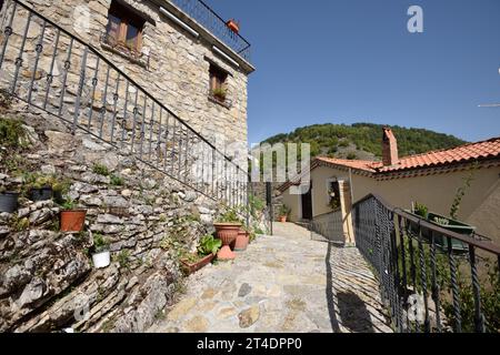 Sasso di Castalda, Basilicata, Italien Stockfoto