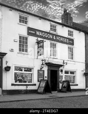 The Waggon and Horses Public House, Market Place, Bedale, North Yorkshire, England, UK Stockfoto