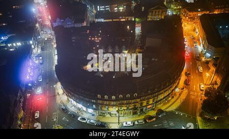 Wunderschöne Aufnahmen während der Nacht in London Stockfoto