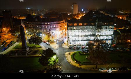 Wunderschöne Aufnahmen während der Nacht in London Stockfoto