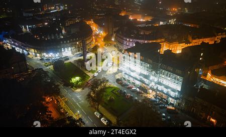 Wunderschöne Aufnahmen während der Nacht in London Stockfoto