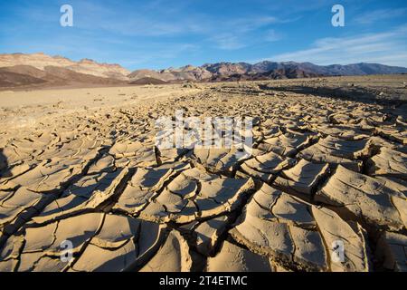 Der Death Valley National Park Ist Ein Riss Im Boden Stockfoto