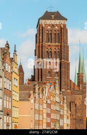 Danziger Kathedrale in der historischen Altstadt, Polen Stockfoto