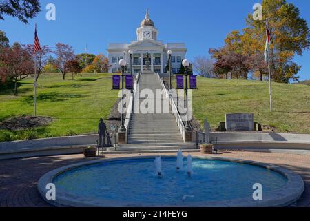 Sylva, North Carolina, USA - 22. Oktober 2023: Jackson County Courthouse, erbaut 1913 Stockfoto