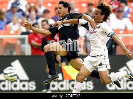 MLS. DC United 3 Dallas Burn 0. September 2004. RFK-Stadion, Washington DC. Stockfoto