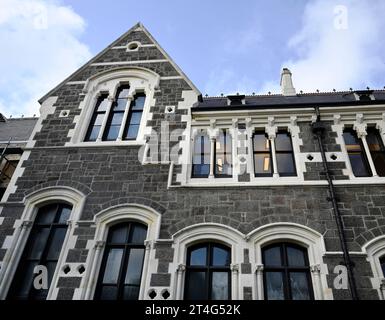Die restaurierte große Halle im Christchurch Arts Centre, NZ Stockfoto