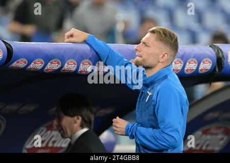 Stadio Olimpico, Rom, Italien. 30. Oktober 2023. Italienischer Fußball der Serie A; Lazio gegen Fiorentina; Ciro immobile von SS Lazio Credit: Action Plus Sports/Alamy Live News Stockfoto