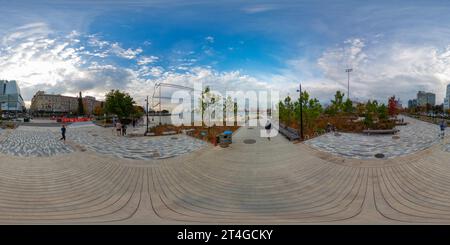 360 Grad Panorama Ansicht von New York, NY, USA - 27. Oktober 2023: