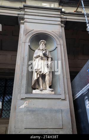 Florenz, Italien: Uffizien in Piazzale degli Uffizien in Florenz. Italien A Stockfoto